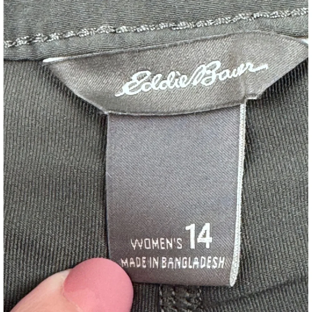 Eddie Bauer Travex Gray‎ Cargo Skort Womens 14 Hiking Golf Travel Activewear